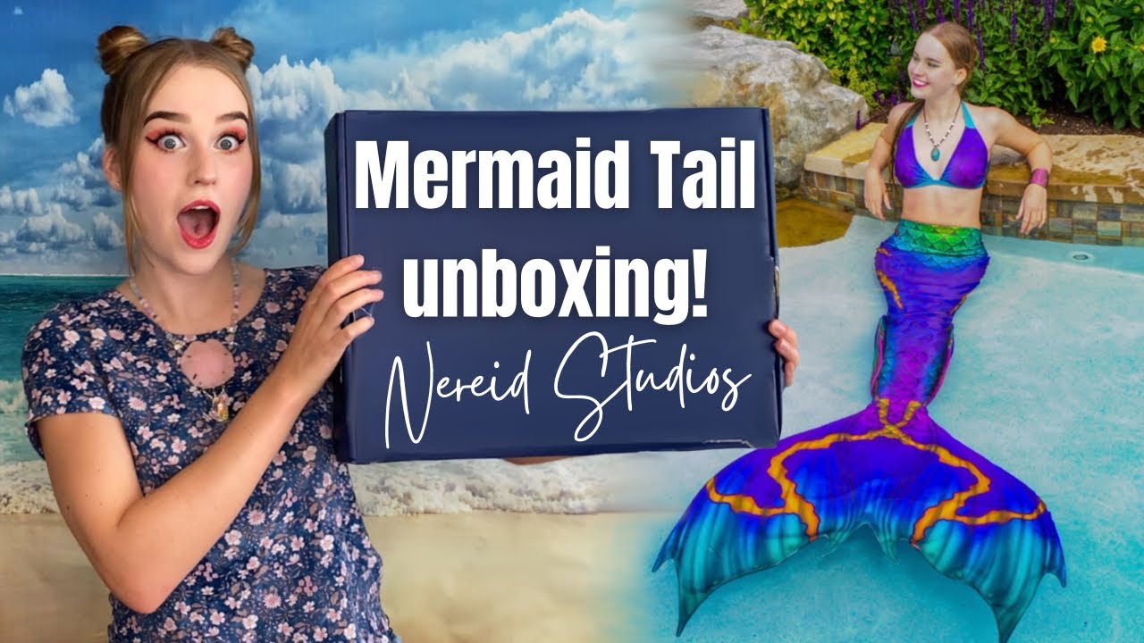 New Mermaid Tail Unboxing and Try On! Nereid Studios