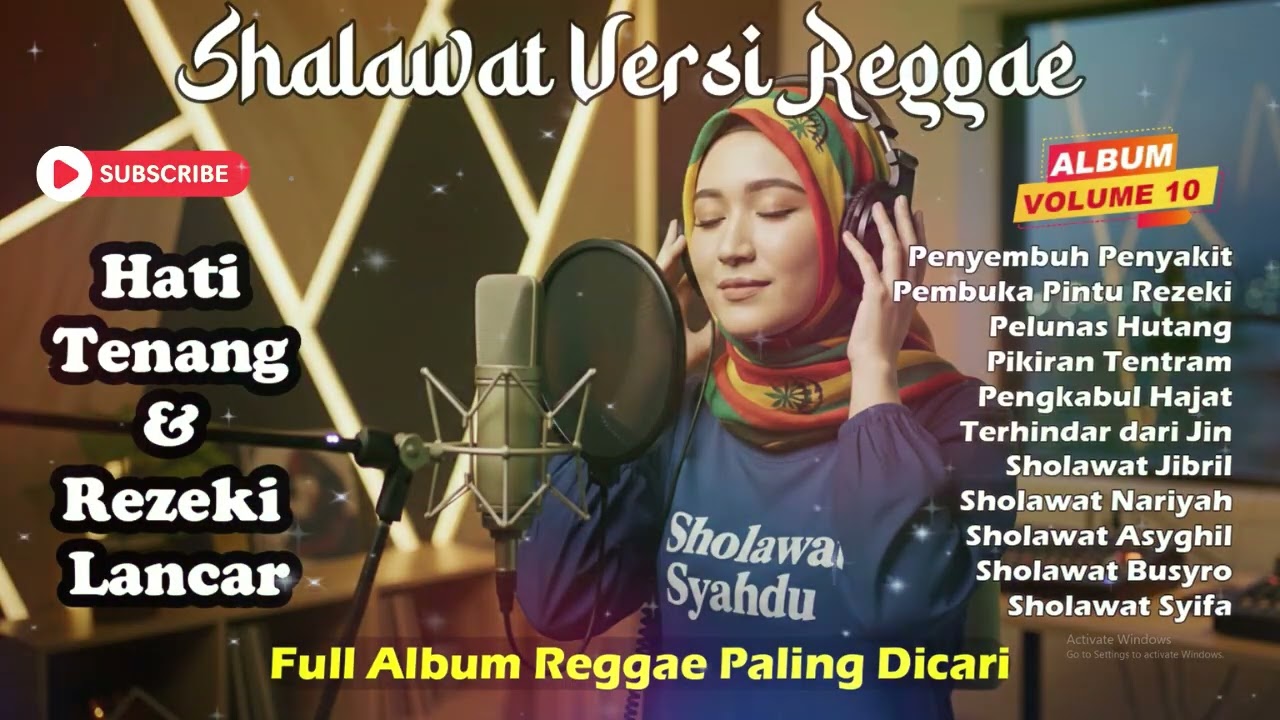 Sholawat Reggae Paling Di Cari 🌙 | Lantunan Islami Pembawa Kedamaian | Sholawat Rindu Vol. 10