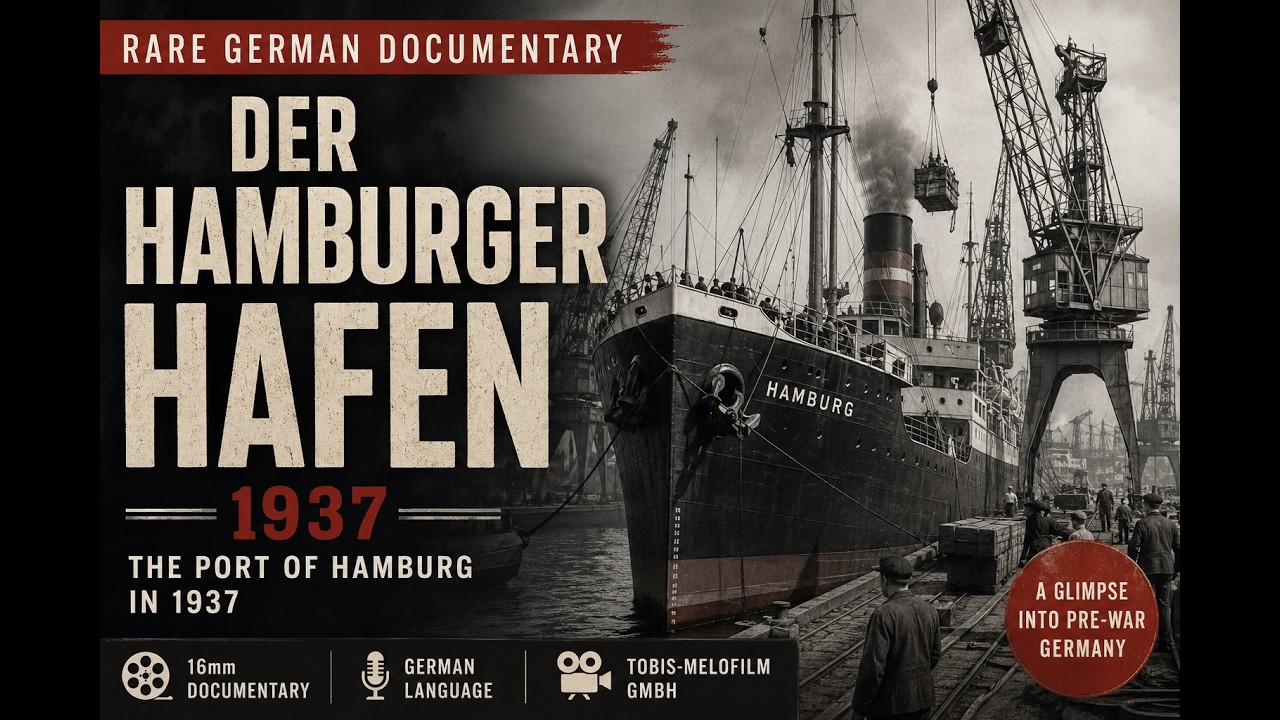The Port of Hamburg in 1937 – Rare German Documentary “Der Hamburger Hafen”