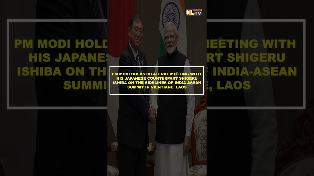 PM MODI HOLDS BILATERAL MEETING WITH HIS JAPANESE COUNTERPART SHIGERU ISHIBA