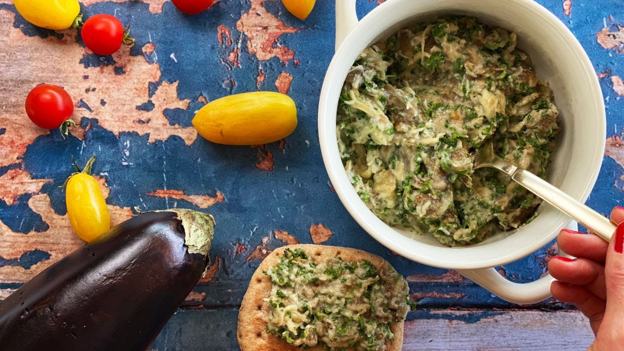 Salată de vinete vegană