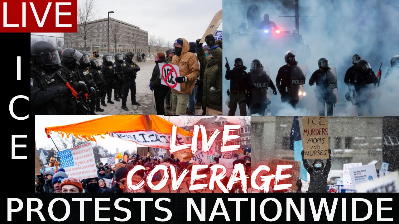 🔴 LIVE NOW MINNESOTA LOS ANGELES PORTLAND ICE PROTESTS  Multi-Cam  01-30-2026 PART 1