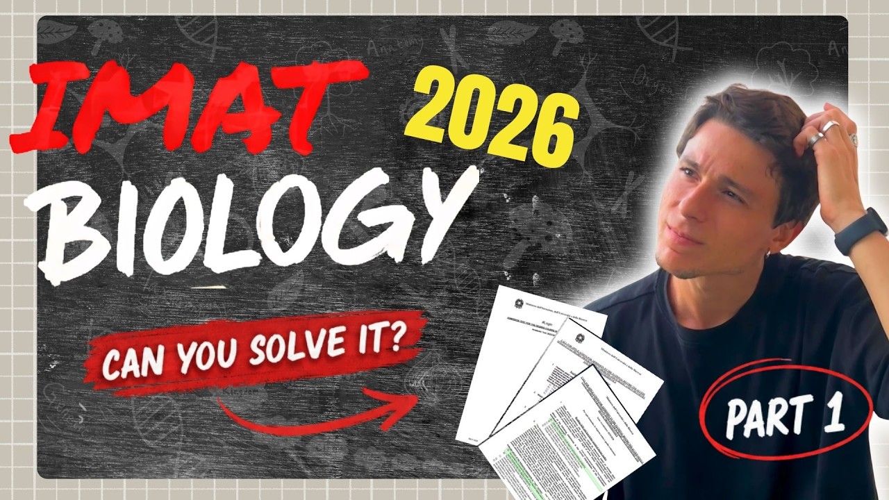 IMAT Biology 2026: High-Yield Questions You MUST Know | Part 1