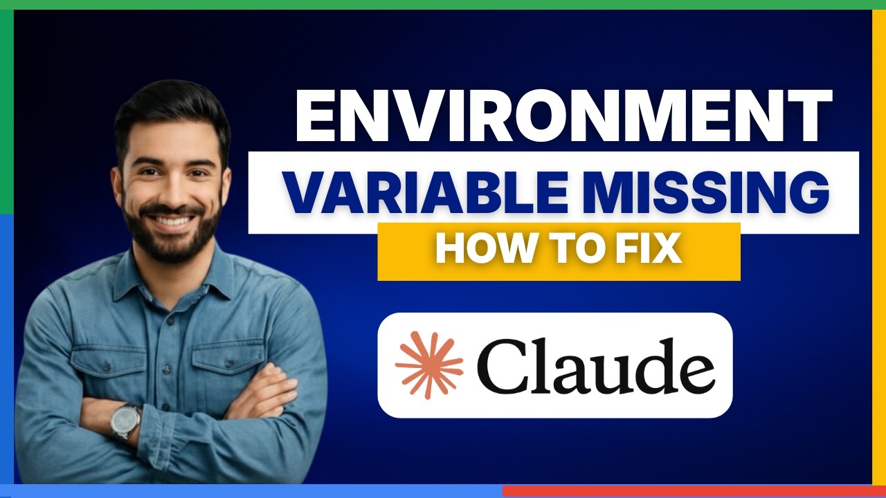 How to fix Claude Code environment variable missing error [FULL GUIDE]