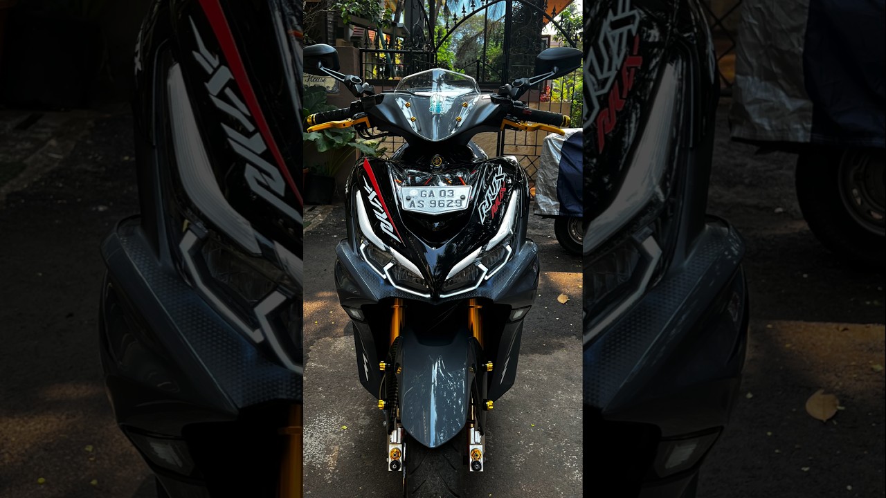 Aerox Full Customisation..Get your Aerox Customised in the way you want to.dm 9324291958 for detail