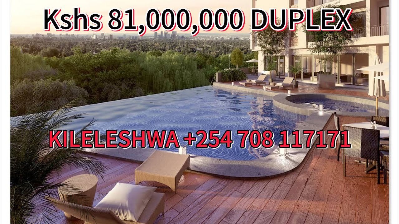 🔥4BEDROOM DUPLEX PENTHOUSE. Kshs81,000,000. IN KILELESHWA😍