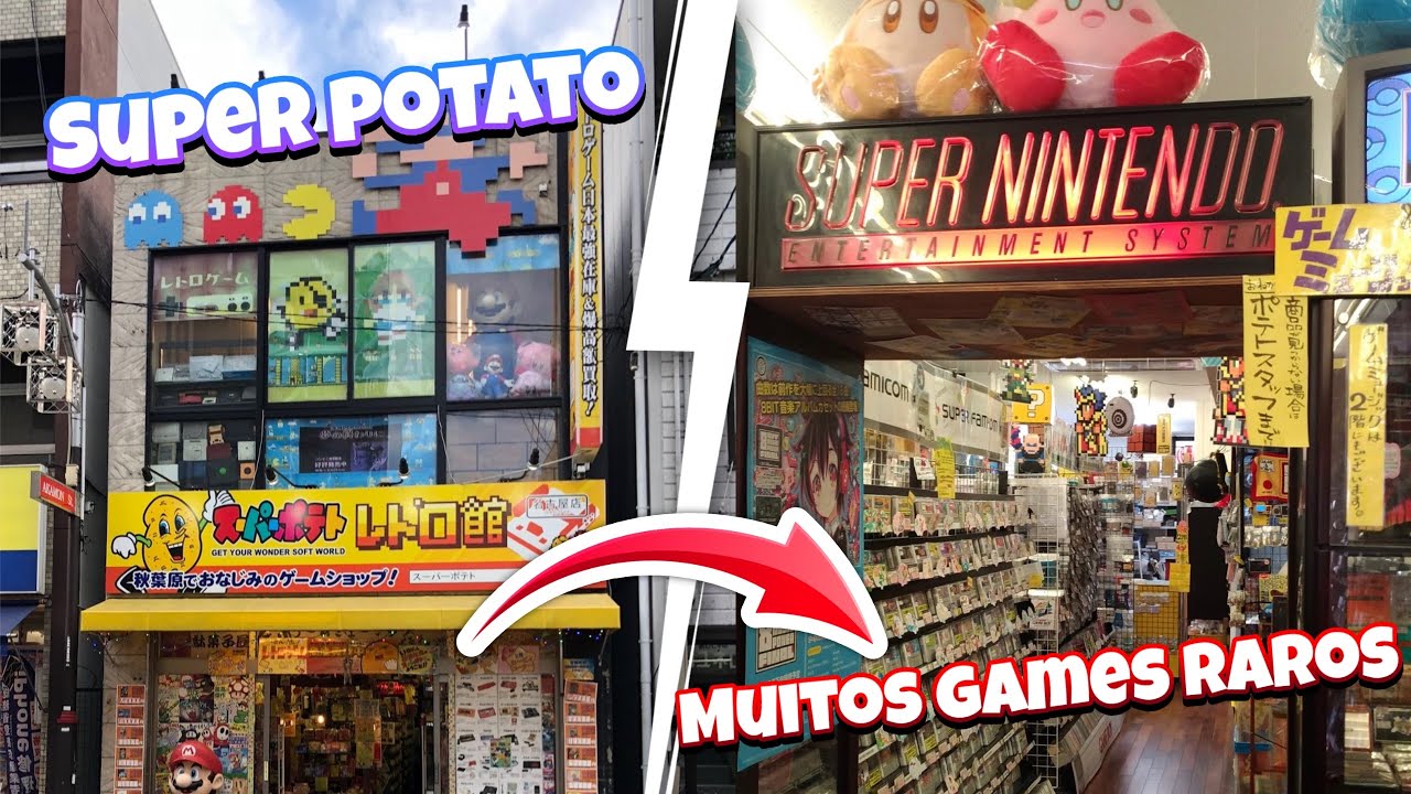 MAIOR LOJA DE GAMES RETRO NO JAPÃO SUPER POTATO DE NAGOYA