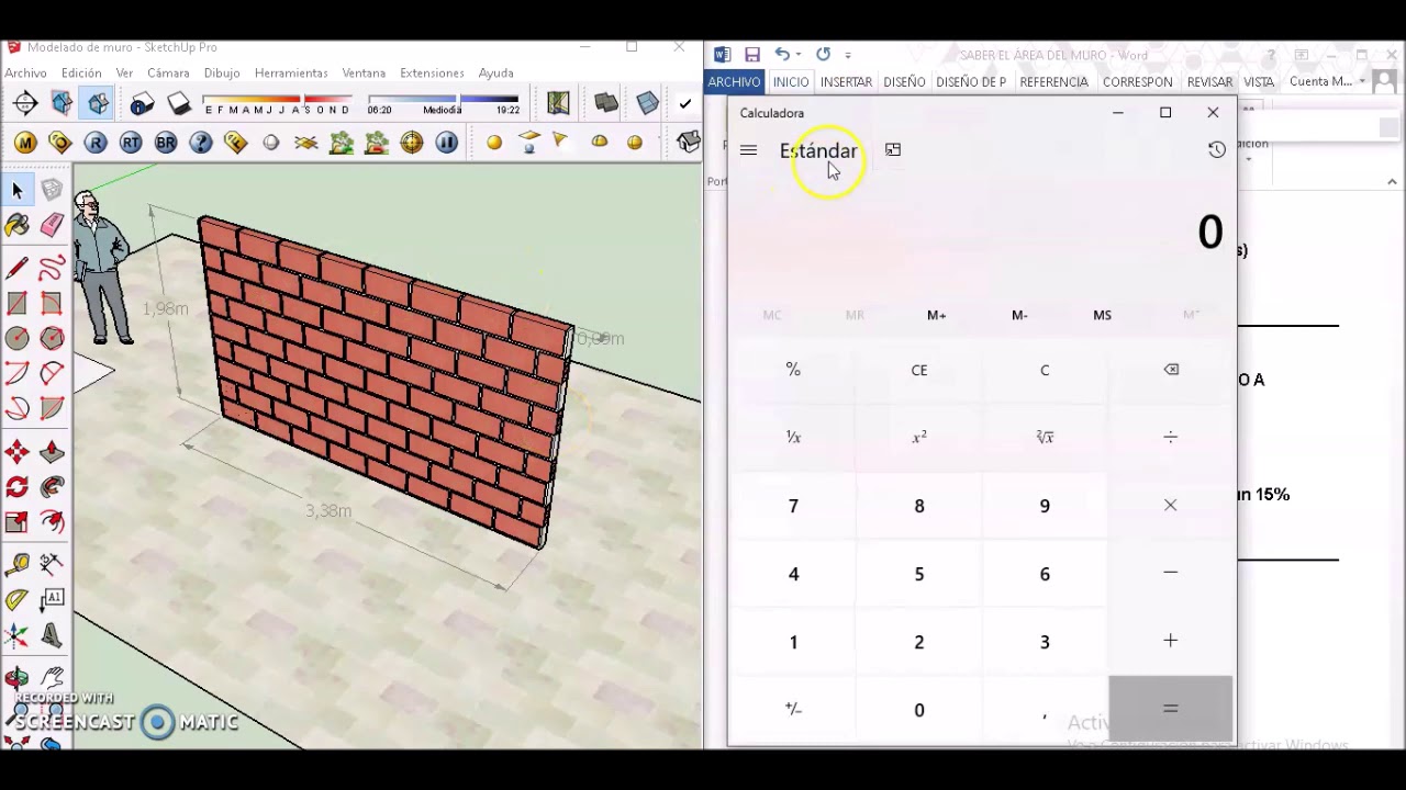 Como calcular ladrillos, cemento y arena para un muro en construcción.