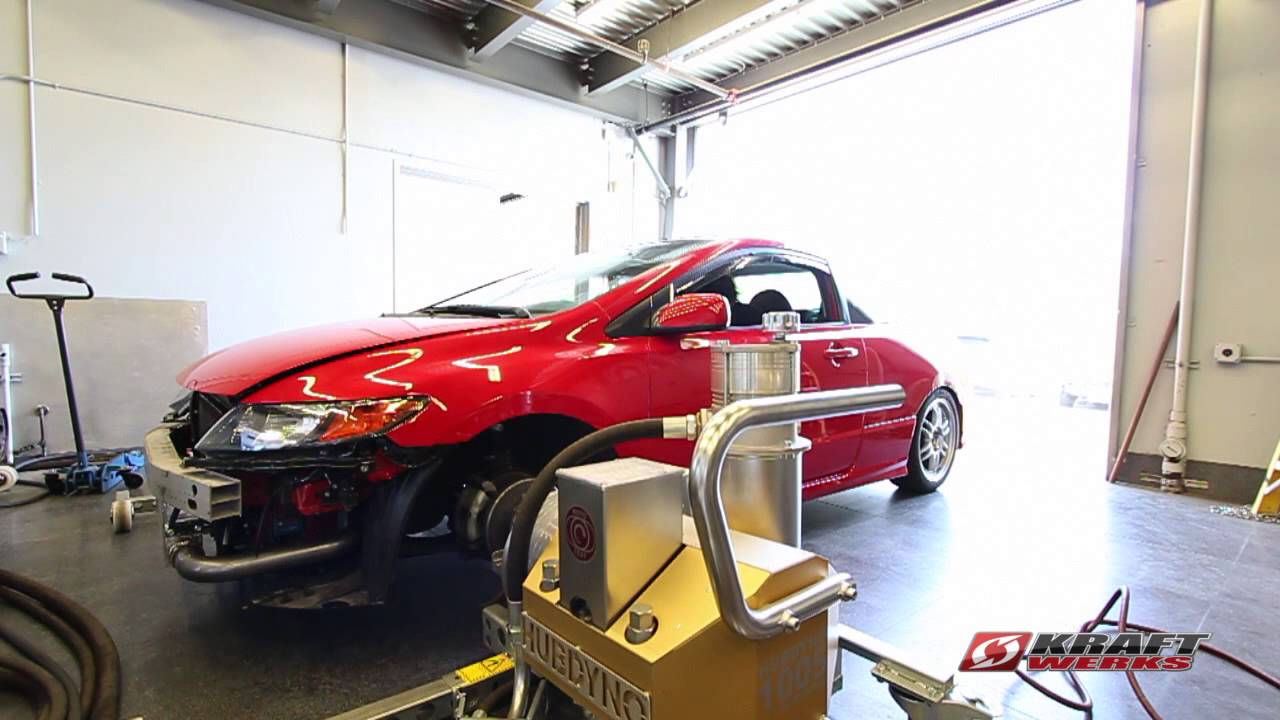 Kraftwerks Supercharged Civic R18 Dyno