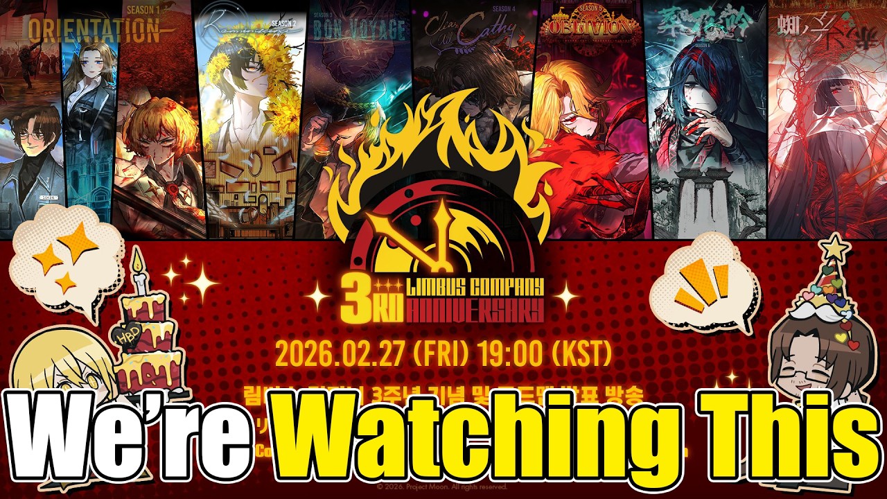 Watching The Limbus Company 3rd Anniversary Roadmap With Live Translations