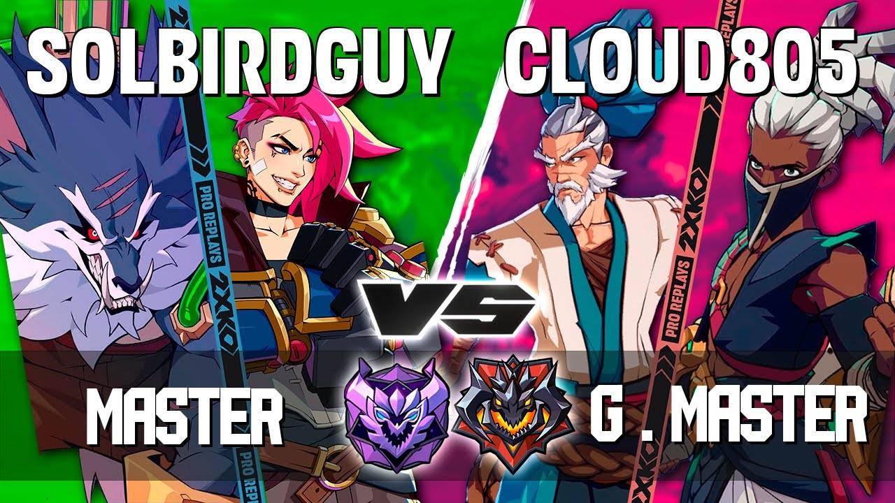 2XKO ▰ SOLBIRDGUY (Vi-Warwick) против CLOUD805 (Yasuo-Ekko) ▰ Повторы боев профессионального уров...
