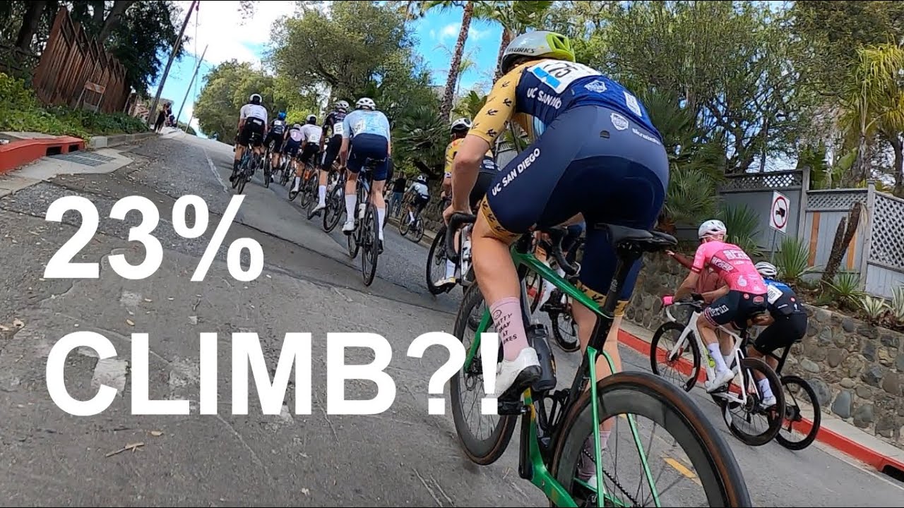 Racing up a 23% climb EVERY lap!?!
