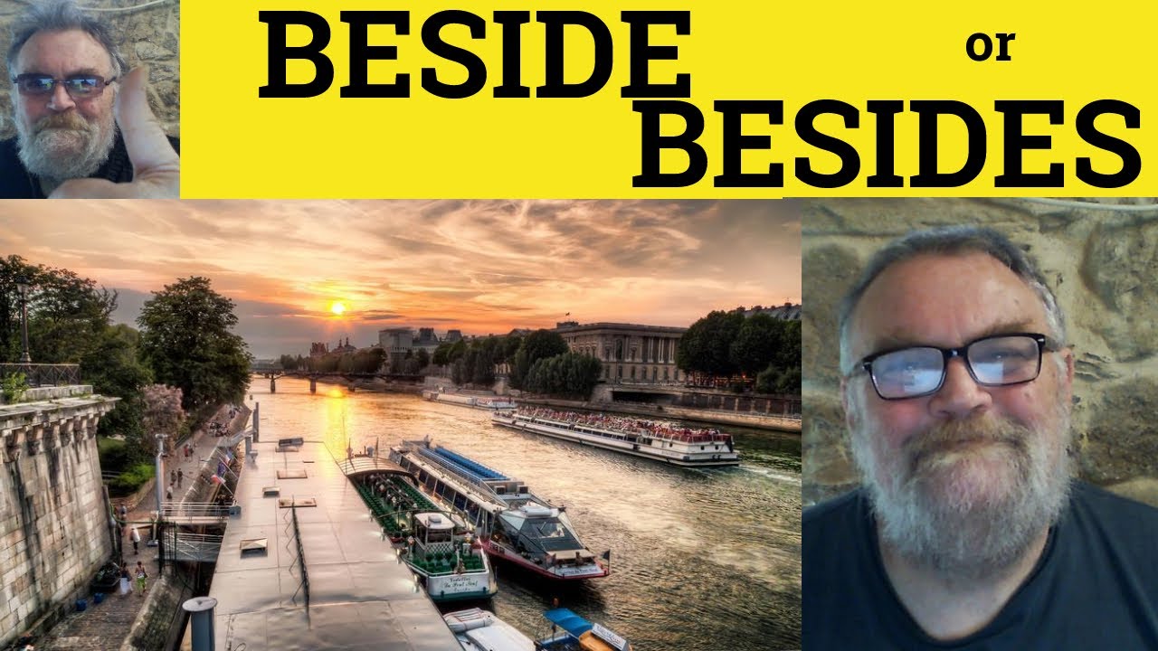 🔵 Beside или Beyond - Объяснение Beyond - Определение Beside - Кроме того и Beside - Разница - ESL