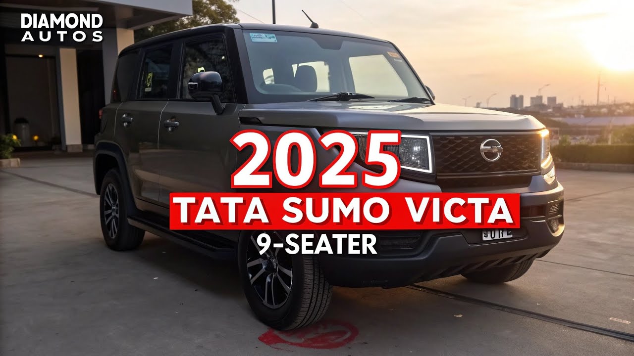 2025 Tata Sumo Victa 9-Seater | Bold Comeback with Massive Space & Power!