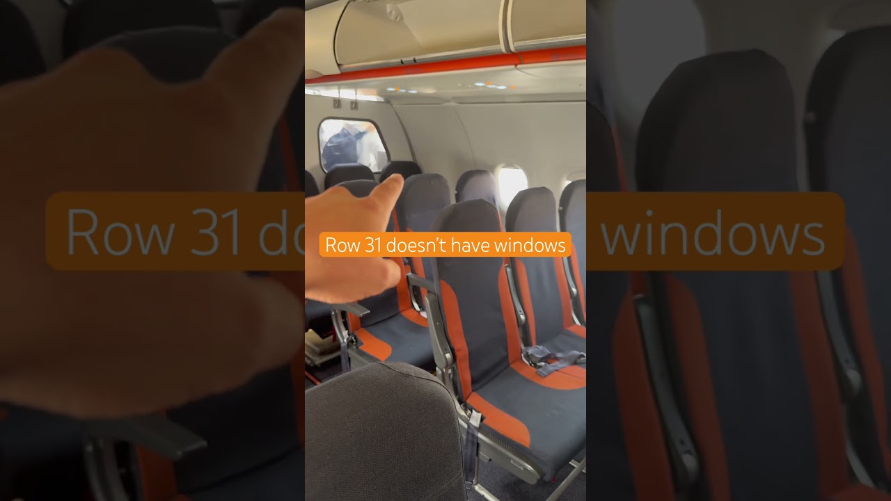 Rows 29, 30, 31 on easyJet A320 G-EZTJ