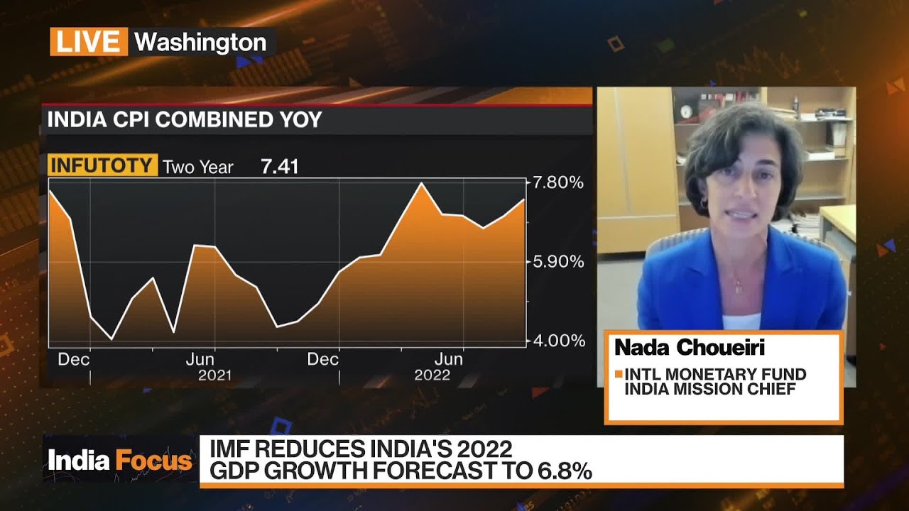 IMF Reduces India&rsquo;s 2022 GDP Growth Forecast to 6.8%