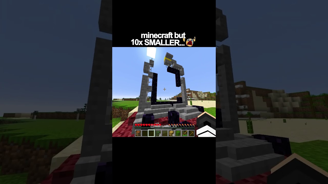 Minecraft, но в 10 раз МЕНЬШЕ...