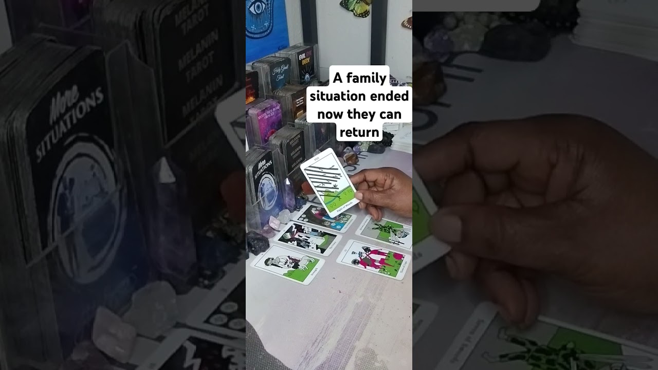a family situation has ended now they can return #tarot #karma #dailytarot