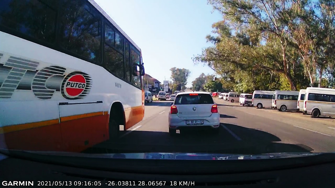 PUTCO bus dangerous and aggressive driving