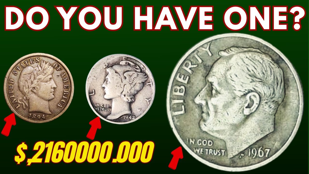 Rare Dime Worth $2.16 MILLION! Top 5 Most Valuable Roosevelt Dimes (Worth Money)
