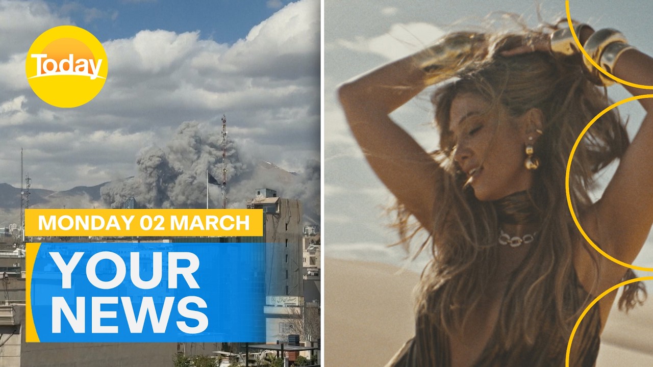 Israel targets Iran military base; Delta Goodrem to go to Eurovision | Today Show Australia