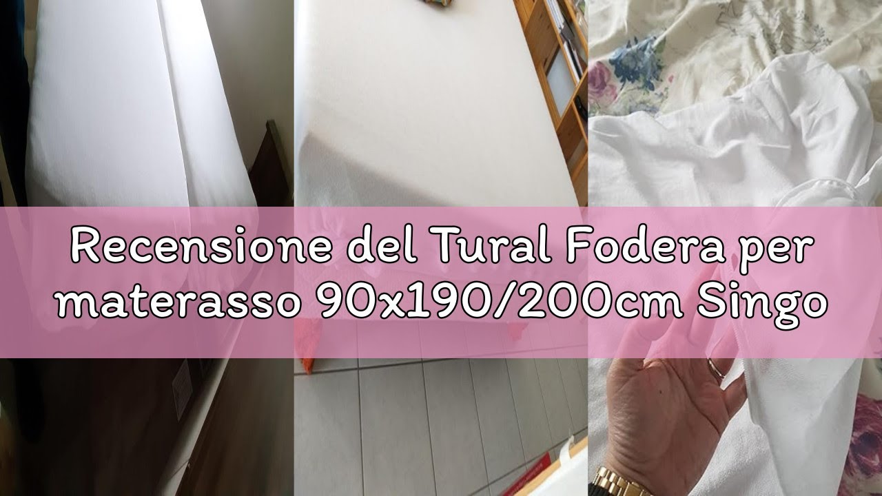 Recensione del Tural Fodera per materasso 90x190/200cm Singolo Regolabile Certificato Oeko-TEX Assor