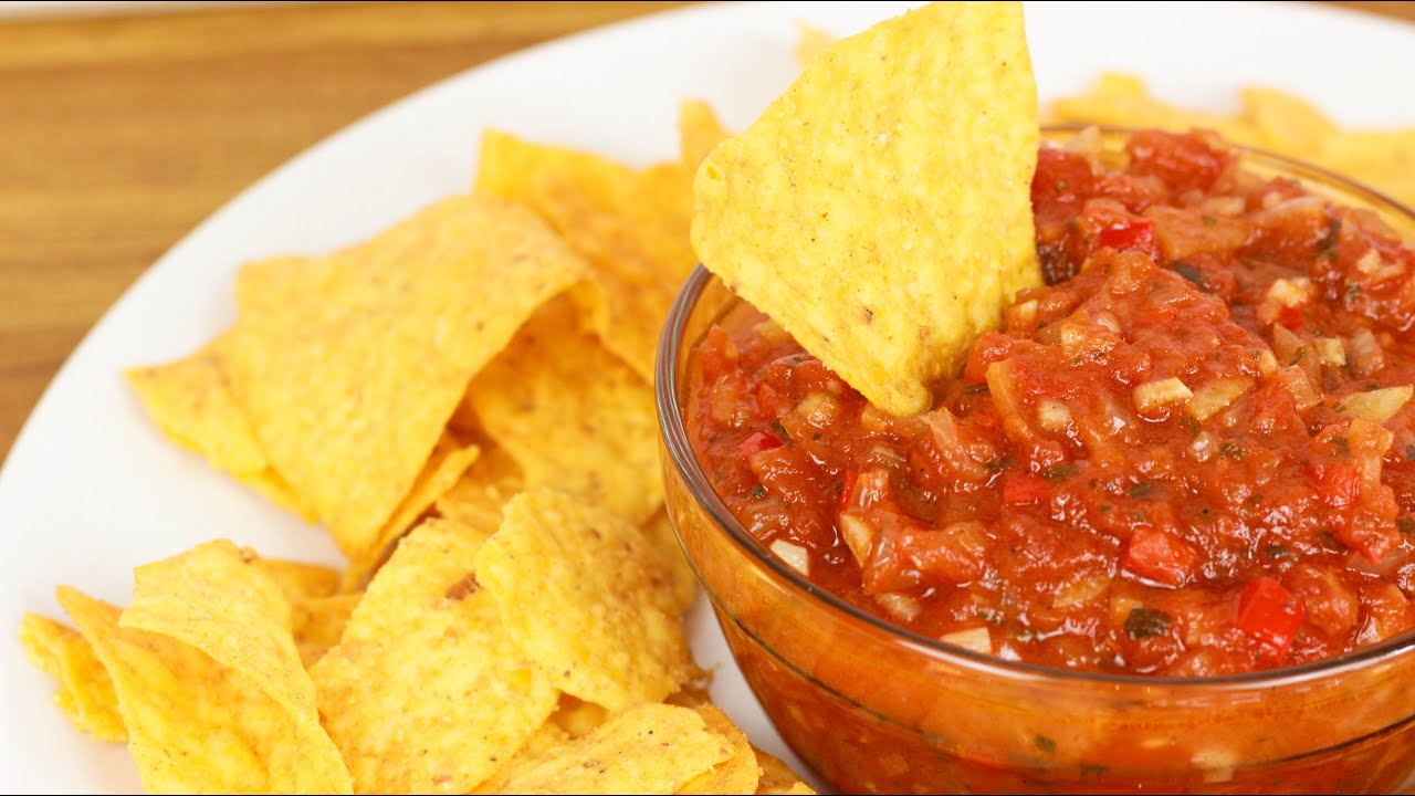 Salsa Dip selber machen - Salsa Sauce Rezept