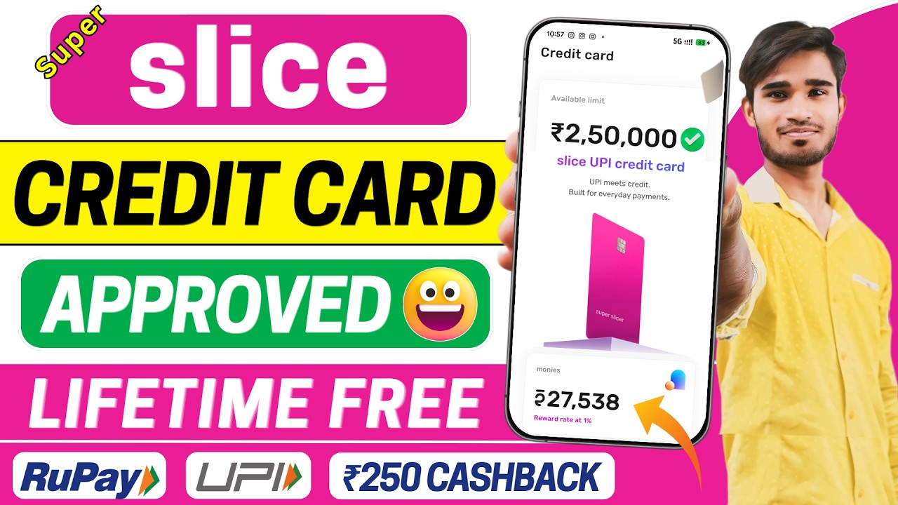 Slice Rupay Credit Card Apply l Upto 3% Cashback Credit Card l How to Apply Slice Super Credit Card