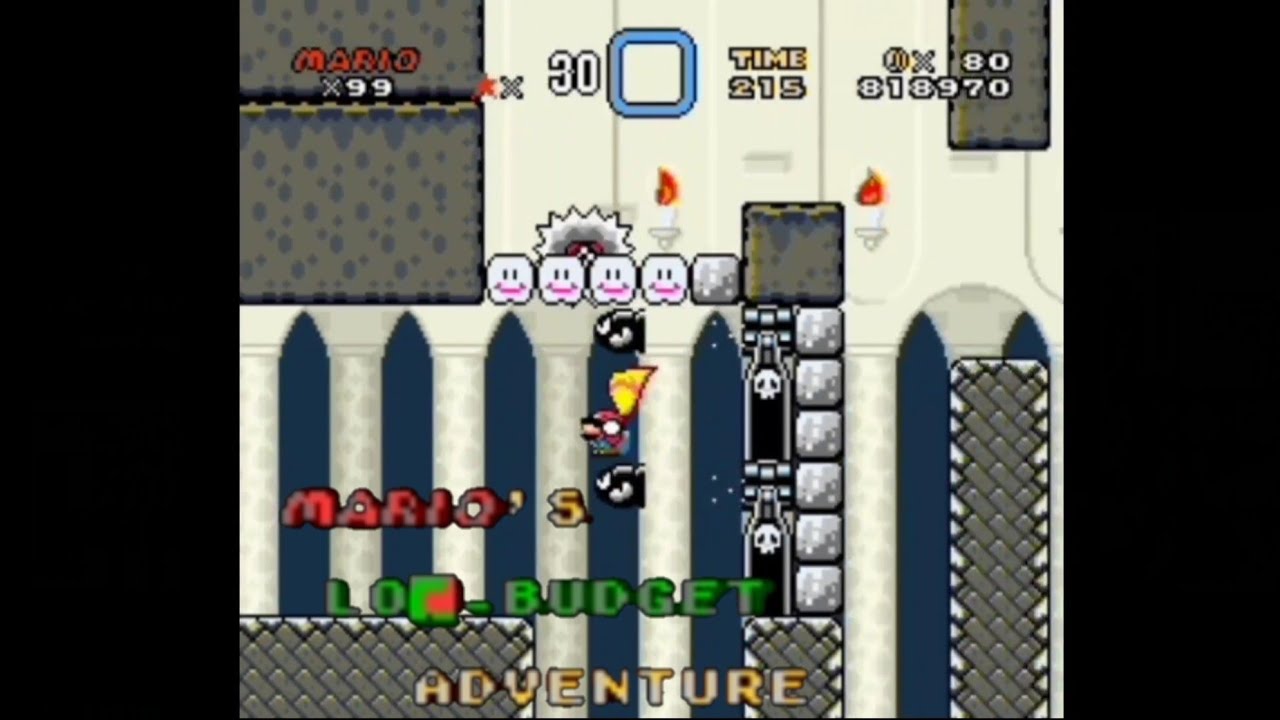 Mario's Low-Budget Adventure (smw hack)