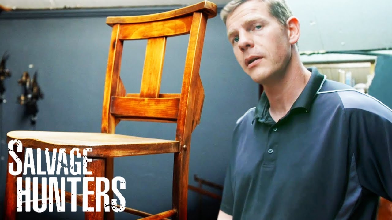 Как профессионально натереть деревянный стул воском | Salvage Hunters