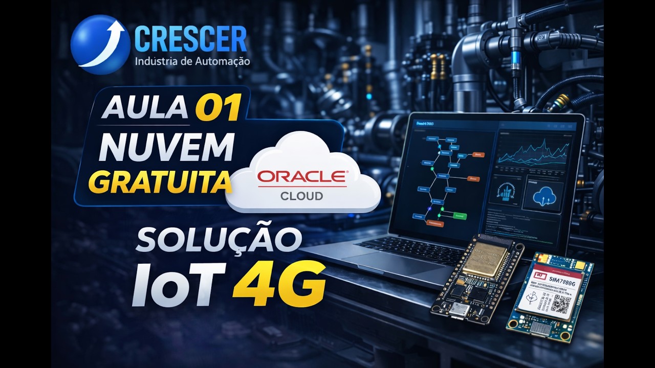 NODE-RED na NUVEM GRATUITA do Oracle | Criando a Máquina Virtual | Solução CRESCER para IoT 4G - 1