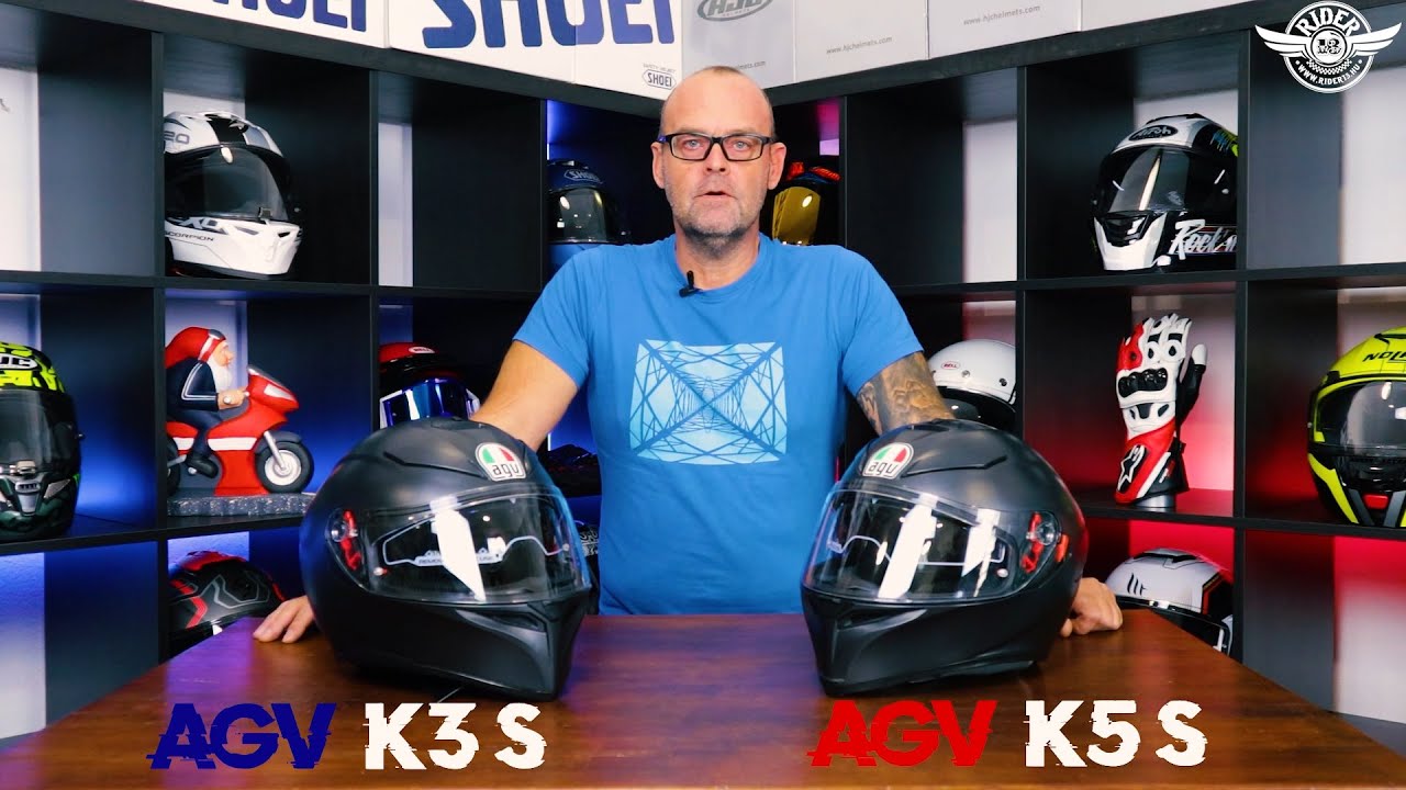 AGV K3s és K5s bukósisak bemutató | RiderTV