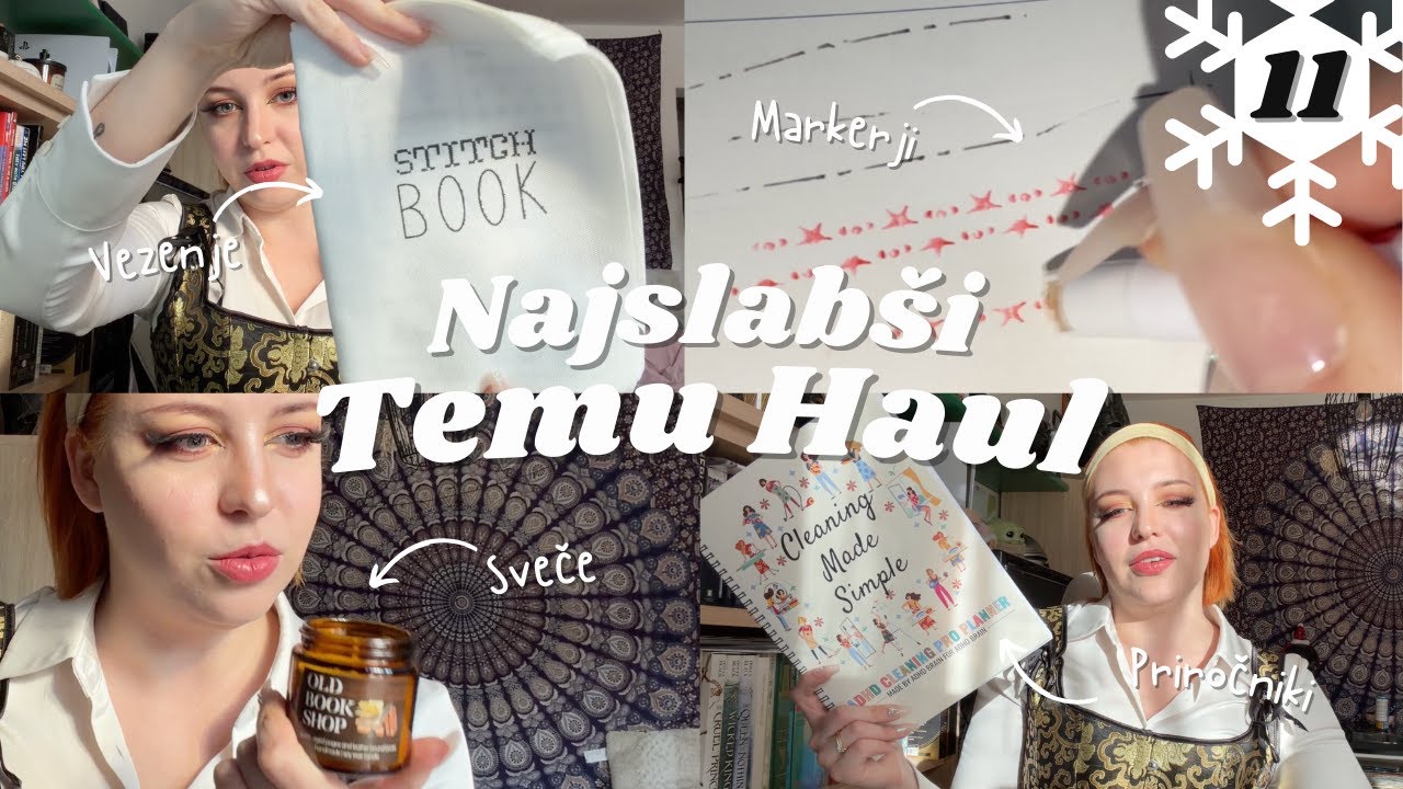 🎄Najslab&scaron;i TEMU HAUL ever. 🎄| Vlogmas S9E11 | Kaya Solo