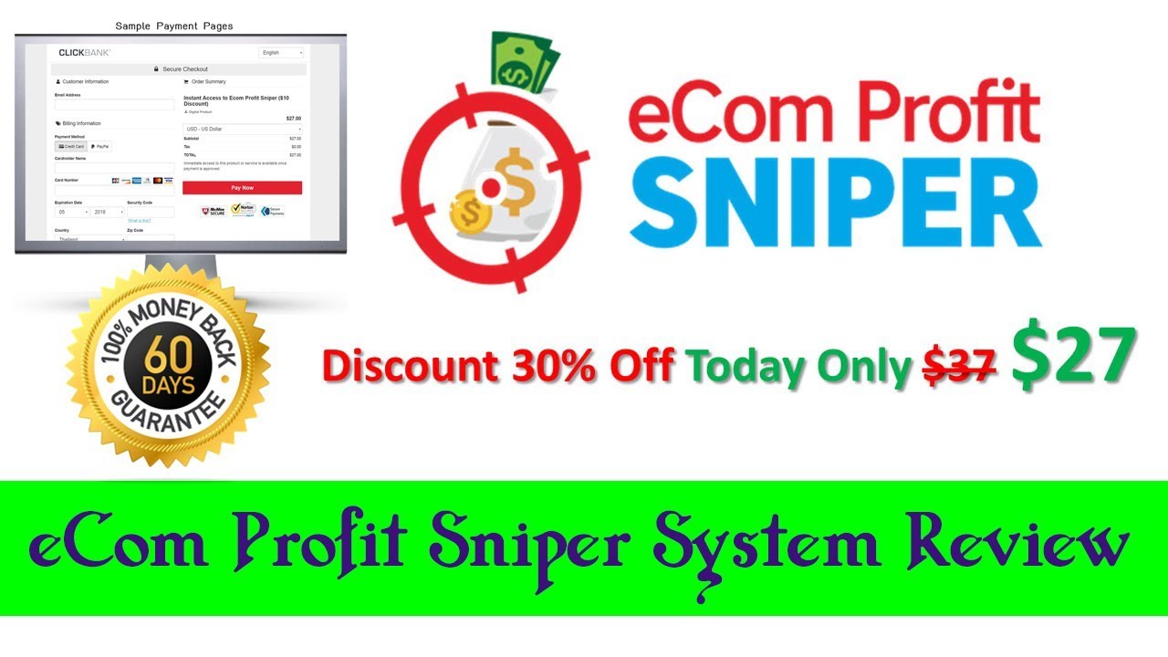 eCom Profit Sniper System Review - eCom Profit Sniper Legit or Scam?