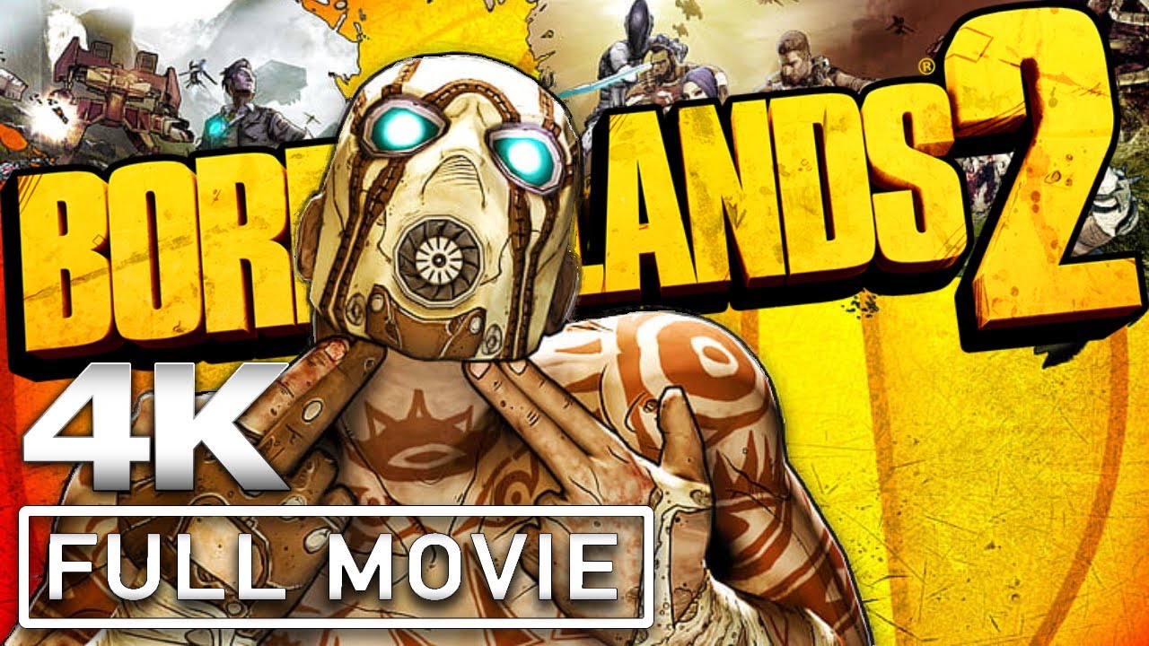 BORDERLANDS 2 All Cutscenes (Full Game Movie) 4K 60FPS Ultra HD