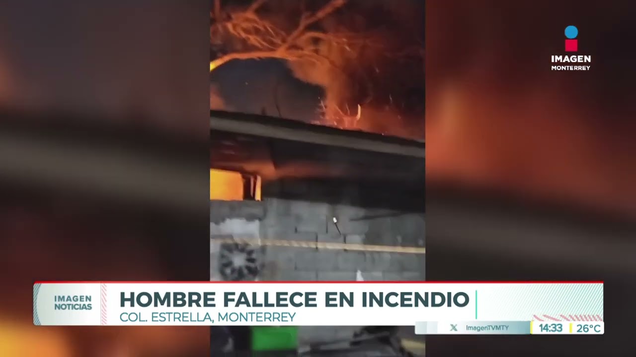Muere hombre tras incendio en Monterrey | Noticias MTY segunda emisión