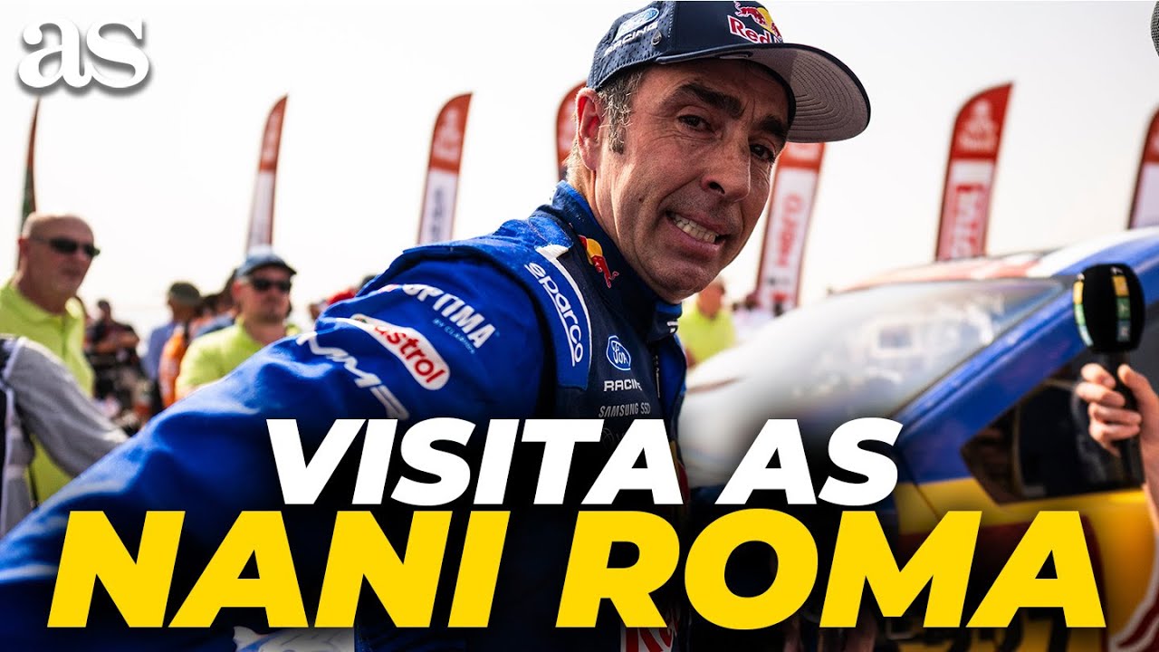 NANI ROMA, visita la redacción del DIARIO AS tras su DAKAR 2026