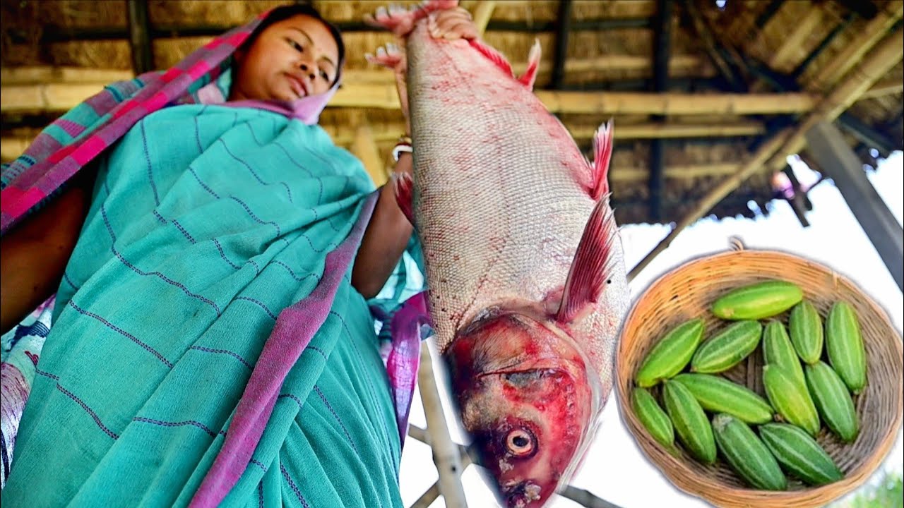 4kg ওজনের মস্ত বড় সিলভার মাছ কেটে দই সিলভার রান্না করলাম সাথে পটল ভর্তা রেসিপি