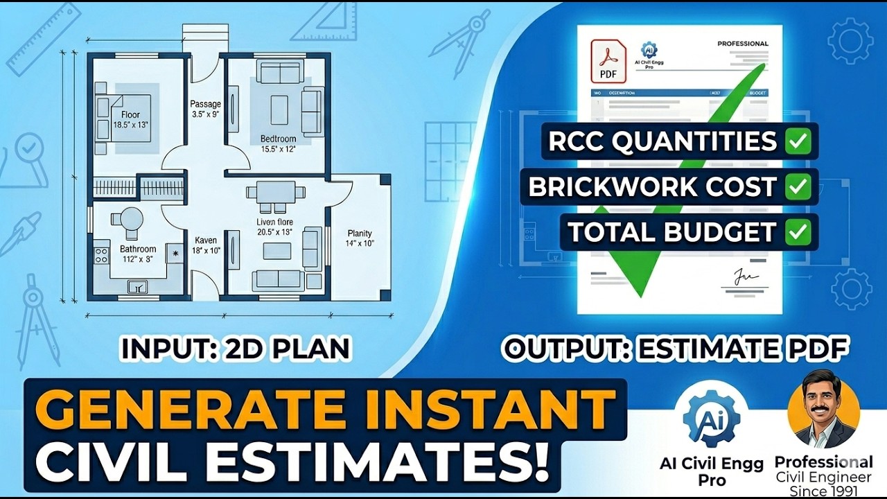 How to Prepare Building Estimate / BOQ Automatically with AI Plan Reader | Full Tutorial