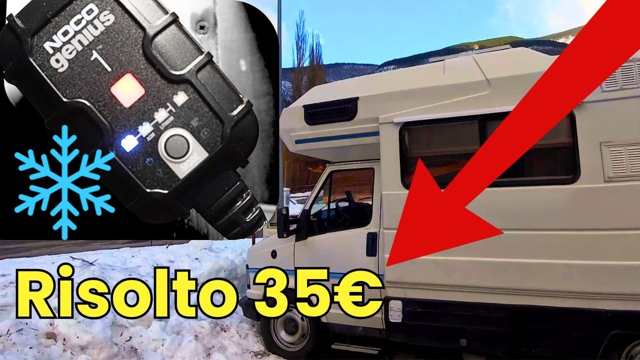 L'ho nascosto nel camper: addio batteria a terra!