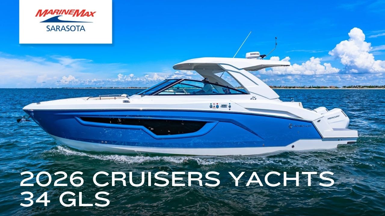 2026 Cruisers Yachts 34 GLS | Available Now at MarineMax Venice