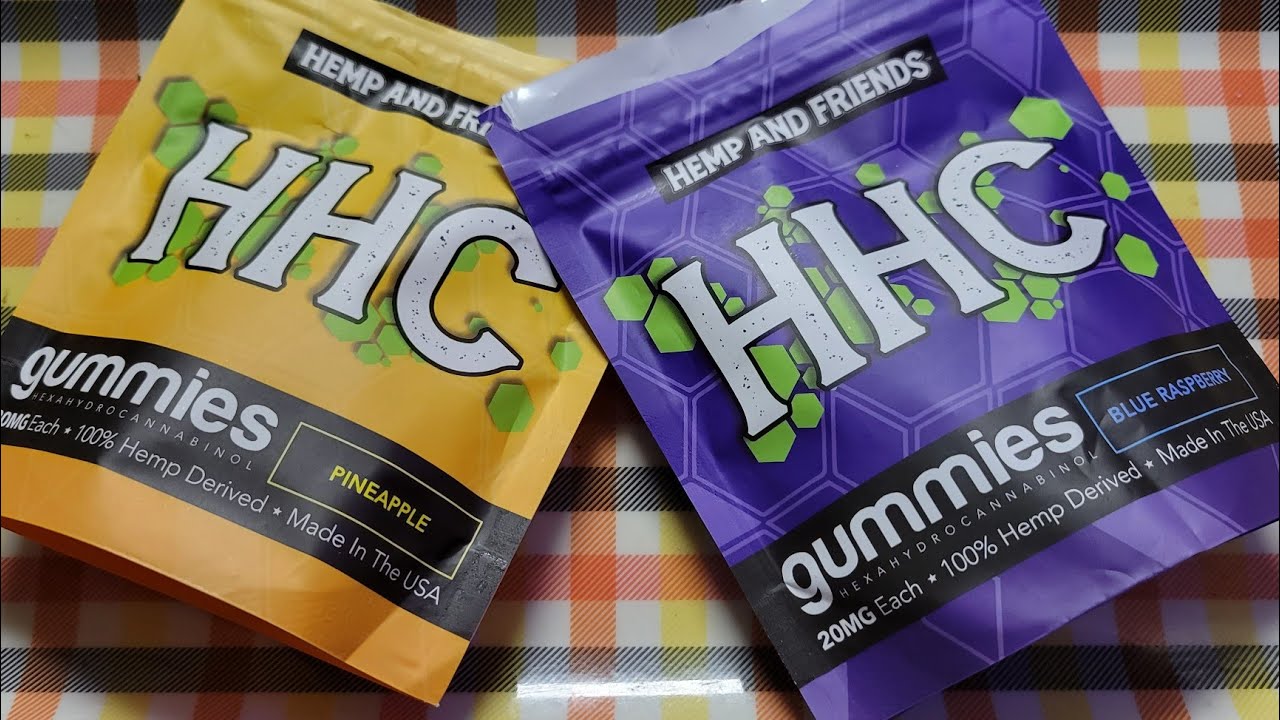 Hemp and Friends HHC Gummies, 80mg Review! Pineapple & Blue Raspberry! 👌