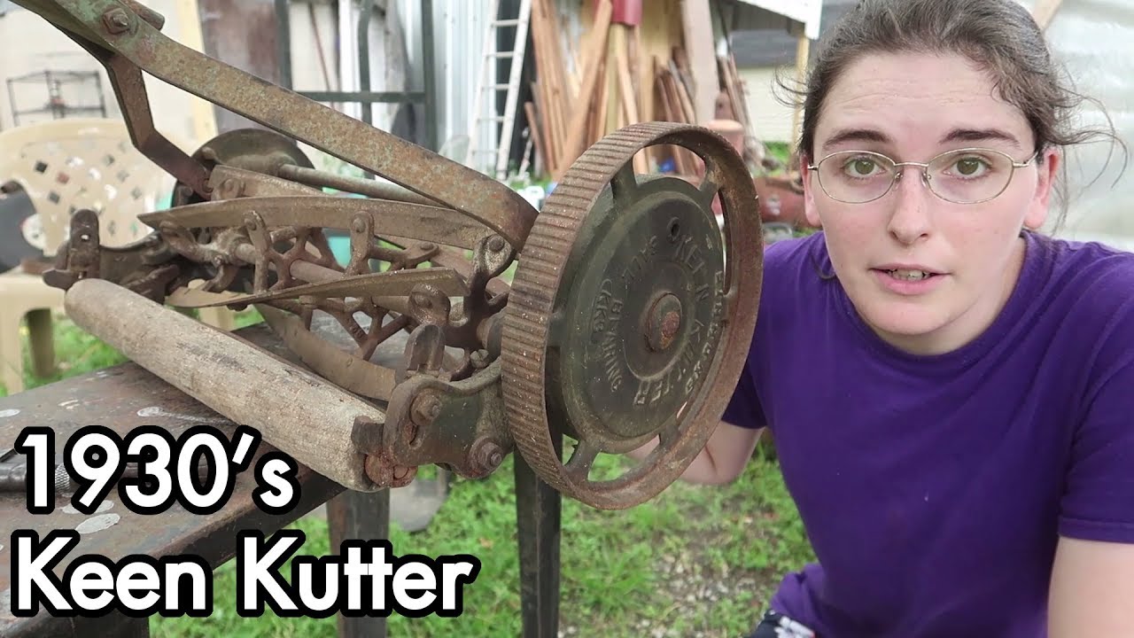 1930s Keen Kutter Reel Mower Rebuild / Restoration 01: Lubrication, Cleaning, Sharpening
