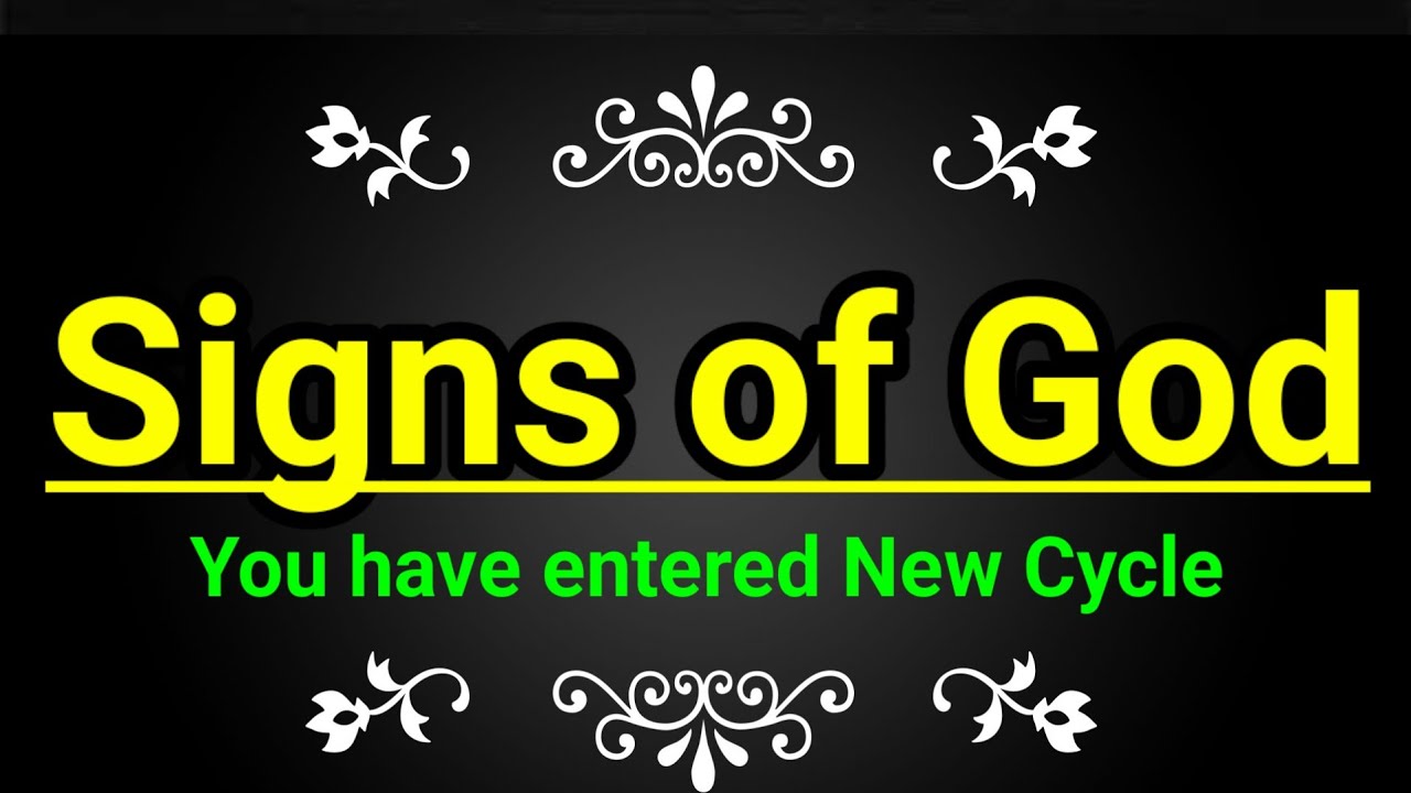 Signs of God New Beginning | Gods Sign for Gods child | ईश्वर के संकेत नई शुरुआत | Ambrance
