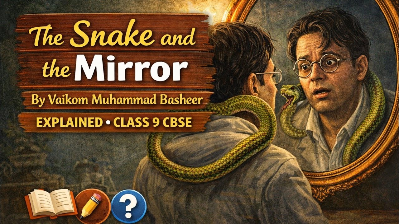 The Snake and the Mirror | Vaikom Muhammad Basheer | Beehive | Class: 9