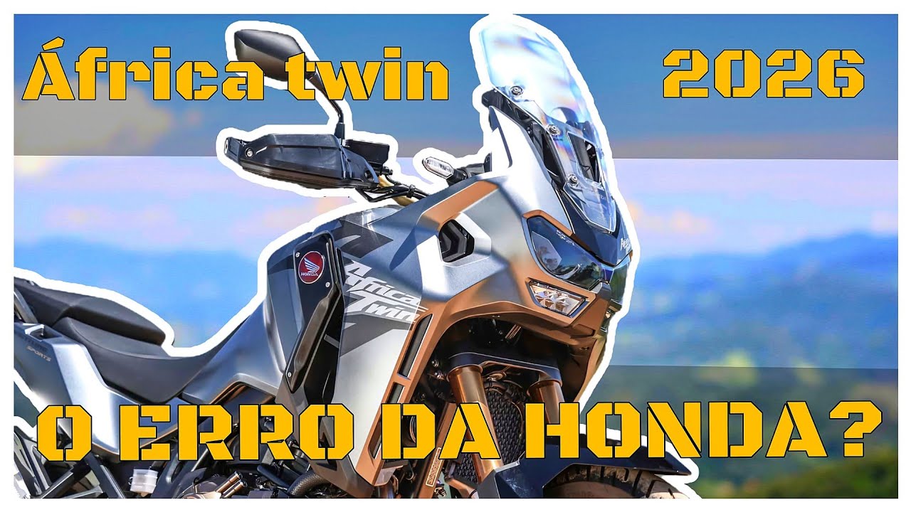 NO BRASIL HONDA AFRICA TWIN 1100 2026 - MOTONEWS 