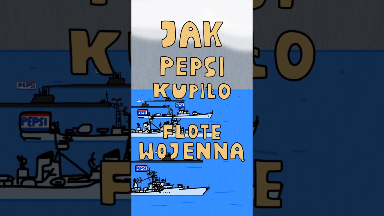 Flota wojenna Pepsi #ciekawostki #animacja #śmieszne #historia #history #animation #shorts