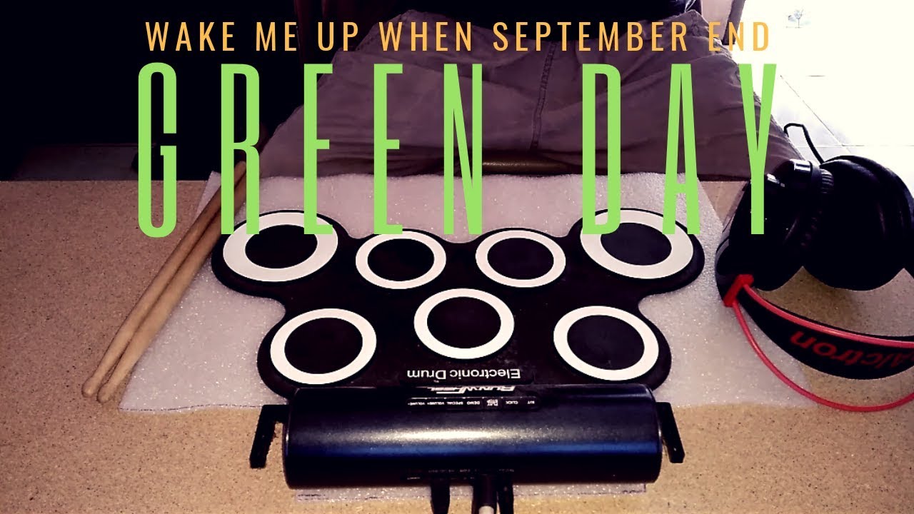 green day- wake me up when september ends(drum cover)