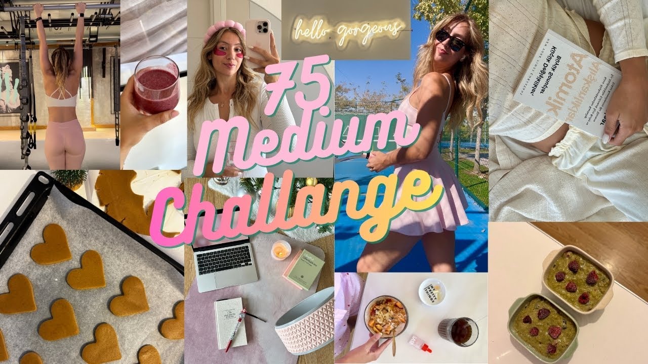75 Medium Challenge'a başlıyorum 🩷 I Yıl sonu Ritüeli I 2026 Motivasyonu I Yeni Rutinler Oluşturmak