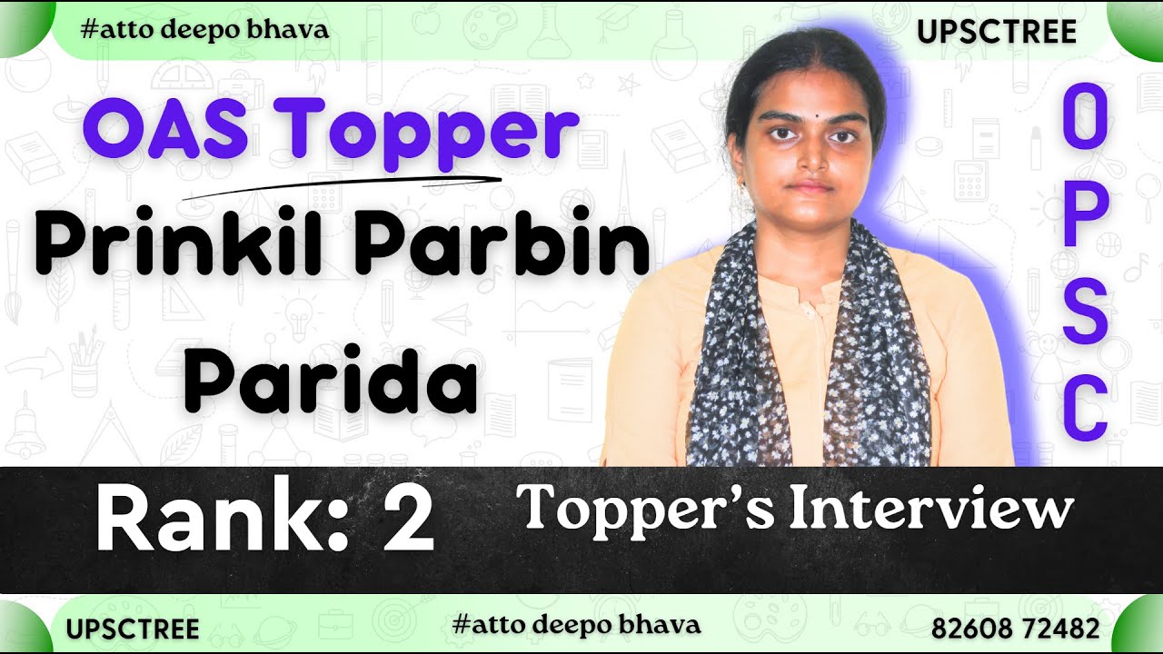 TOPPER Interview || Prinkil Parbin Parida (RANK-02).